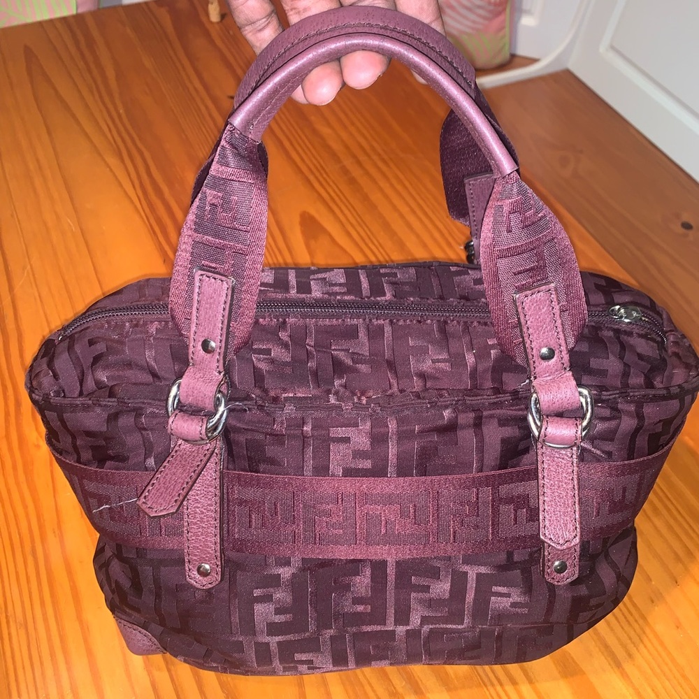 100% Authentic plum color Fendi Bag